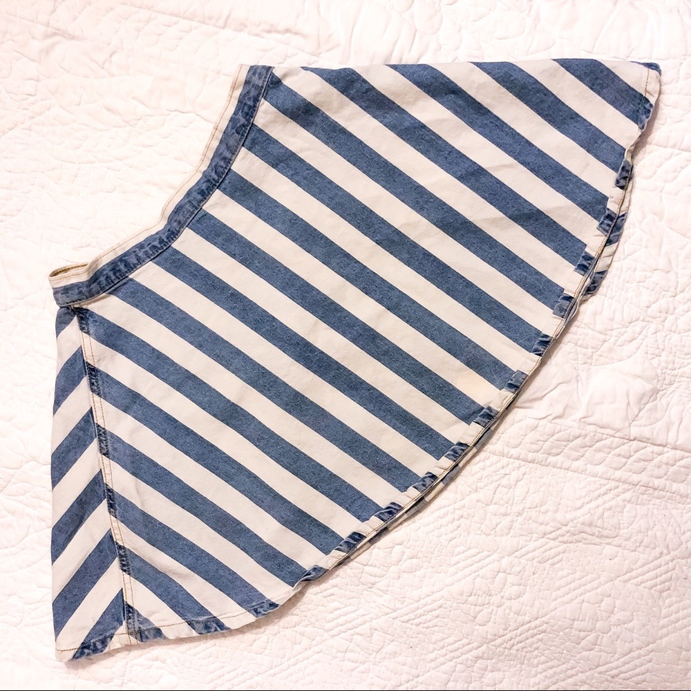 NWOT American Apparel denim circle skirt
